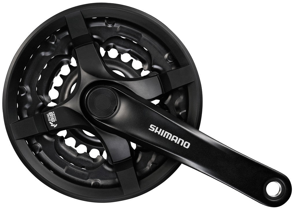Guarnitura Shimano FC-TY501 6/7/8v, 24/34/42d,175mm, nr, c.paracat.