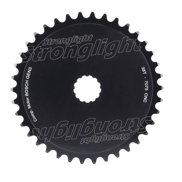 Plato Bosch Gen3 Stronglight para bicicleta eléctrica de 38 dientes, sin piñón fijo, montaje directo