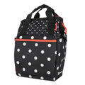 Bolsa de equipaje KLICKfix ROOMY GT con lunares mixtos, 25x17x40cm, 12 l, 1000 g
