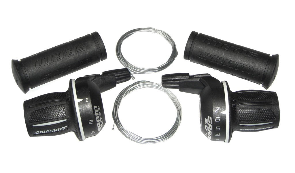 Set cambio twist SRAM 3.0 Comp Micro Front 1:1, 3x7vel, nero