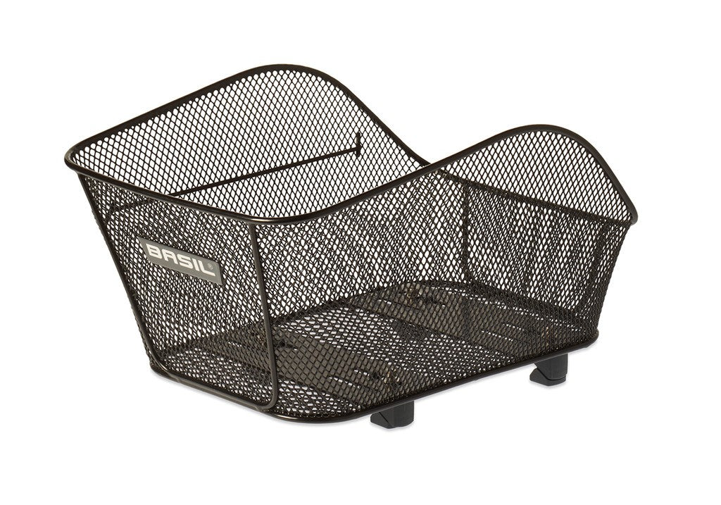 Cestino post. Basil Icon S 34x29x23cm, nero, a maglie strette