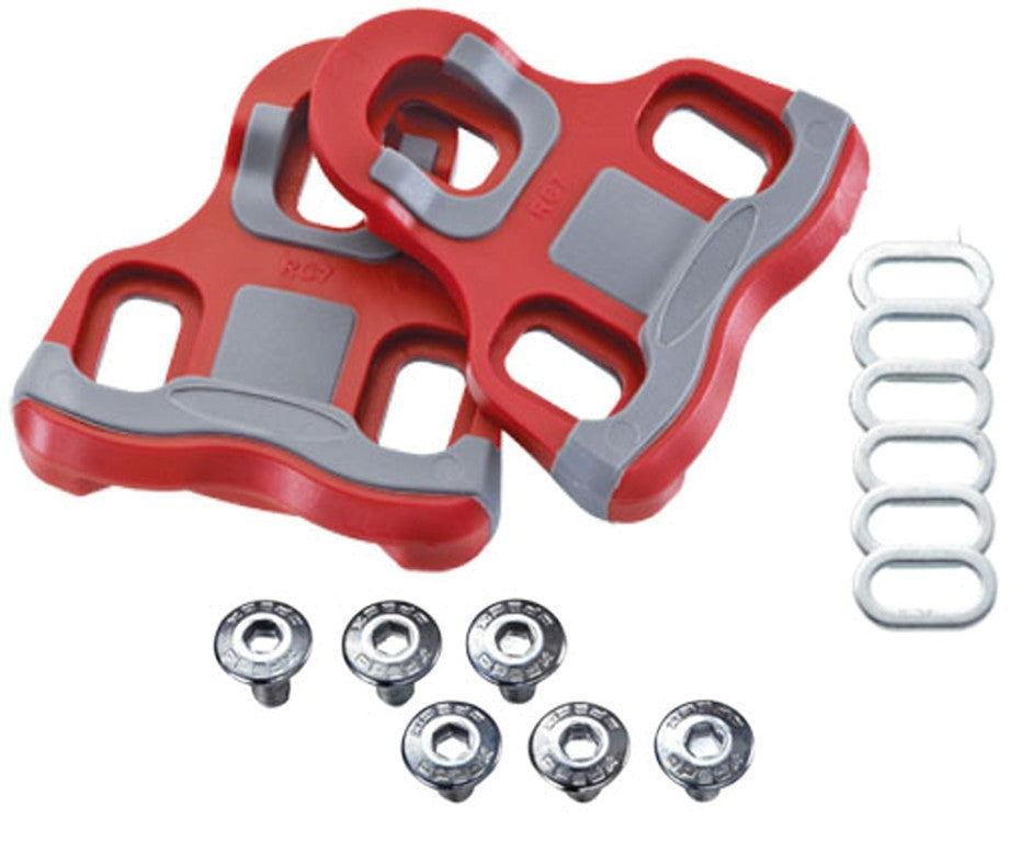 Tacchetti di ric. Xpedo Thrust 7 System 6° rosso, compatibili con Look Keo