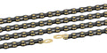 Cadena Wippermann Connex 9SB 1/2"x11/128", 114 hilos, 9 velocidades, negro/dorado