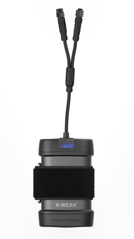 Caricabatterie mobile b&m K-Werk 7,2 V, 5000 mAh, USB, funzione powerbank