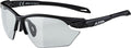 Alpina Twist Five S HR V Sonnenbrille, matt schwarz, schwarze Gläser, Kat. 1-3