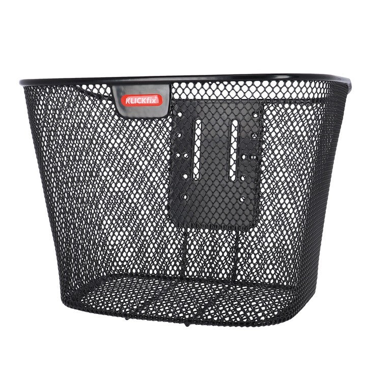 Cestino fisso KLICKfix 33x26x25cm, nero, a maglie strette