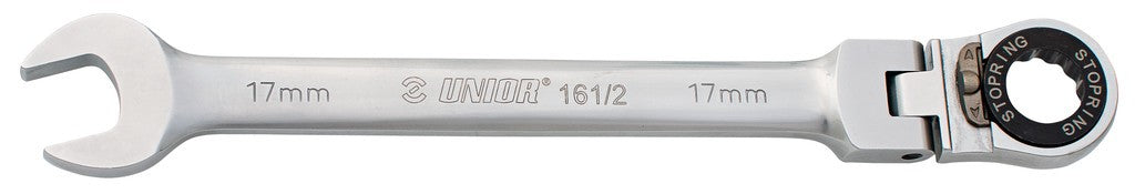 Llave combinada de trinquete Unior de 15 mm, longitud 218 mm, 161/2