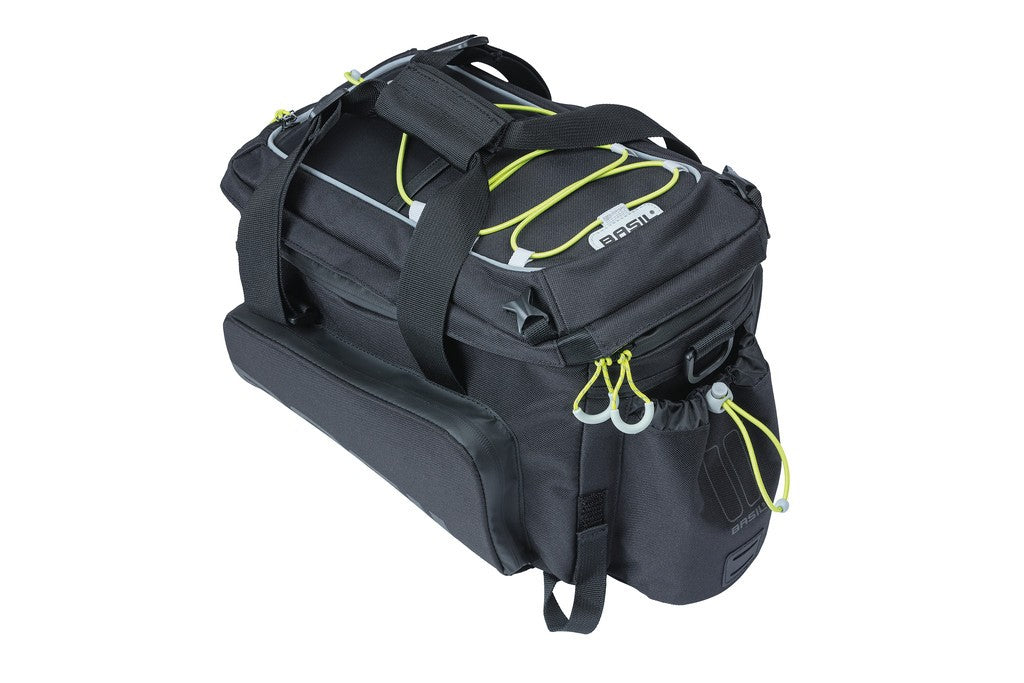 Bolsa de alforja Basil Miles XL Pro, color negro lima, 31 x 23 x 20 cm, 9-36 l