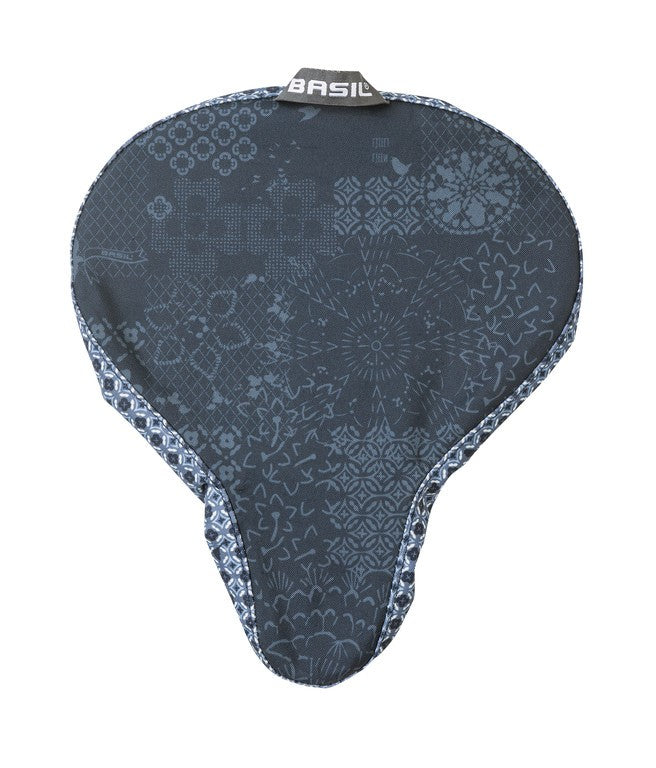 Funda de asiento Basil Boheme azul índigo, 150x70x80mm, poliéster
