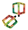 Pedale Xpedo FELIX special edition tri-color Rasta, 109x109x16mm, platform