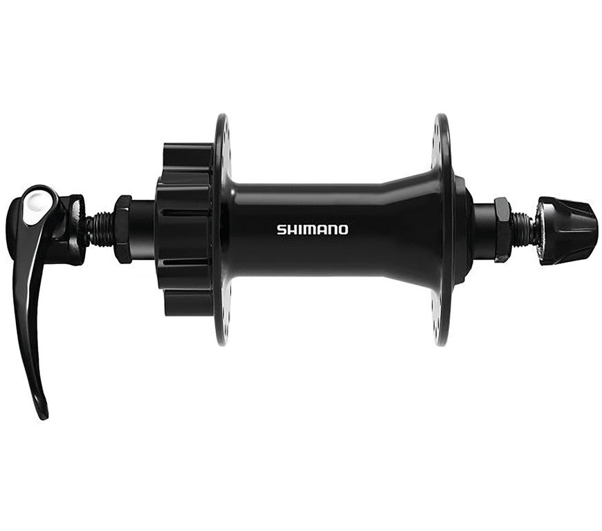 Shimano HB-QB400 RA Scheibenbremsnabe 100 mm, 36 Loch, schwarz, 6-Loch-Aufnahme
