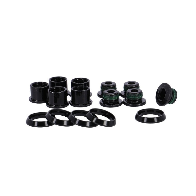 Kit de tornillos para plato Sram 5x1 sw, 5 piezas, 11.6918.008.000, acero, M8.5x7.0/M8.5X5.0