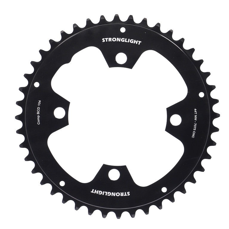 Plato para bicicleta eléctrica Stronglight BoschGen4 de 44 dientes y 4 brazos, 104 tornillos