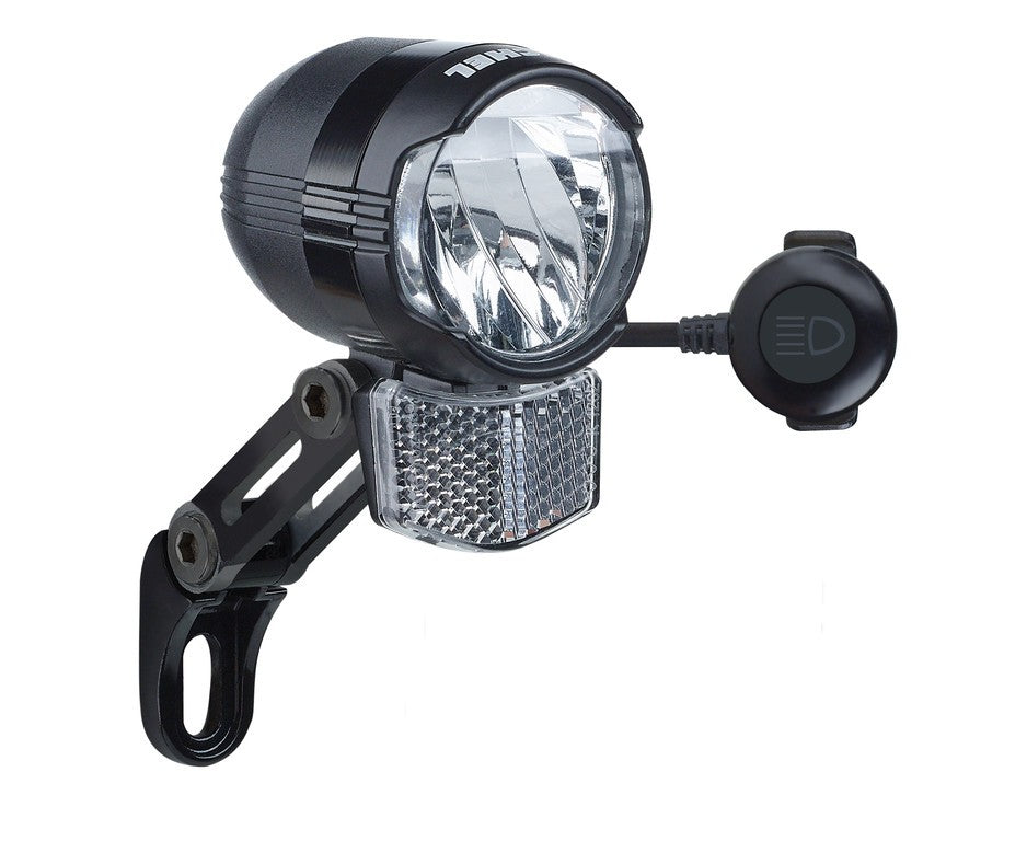Luce LED per e-bike BÜCHEL Shiny FL 9-48 V, 60/100 Lux