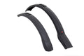 Hebie MTB Viper Schutzblechset 26-29" Schwarz, ca. 60 mm mit Schutzblech 0751