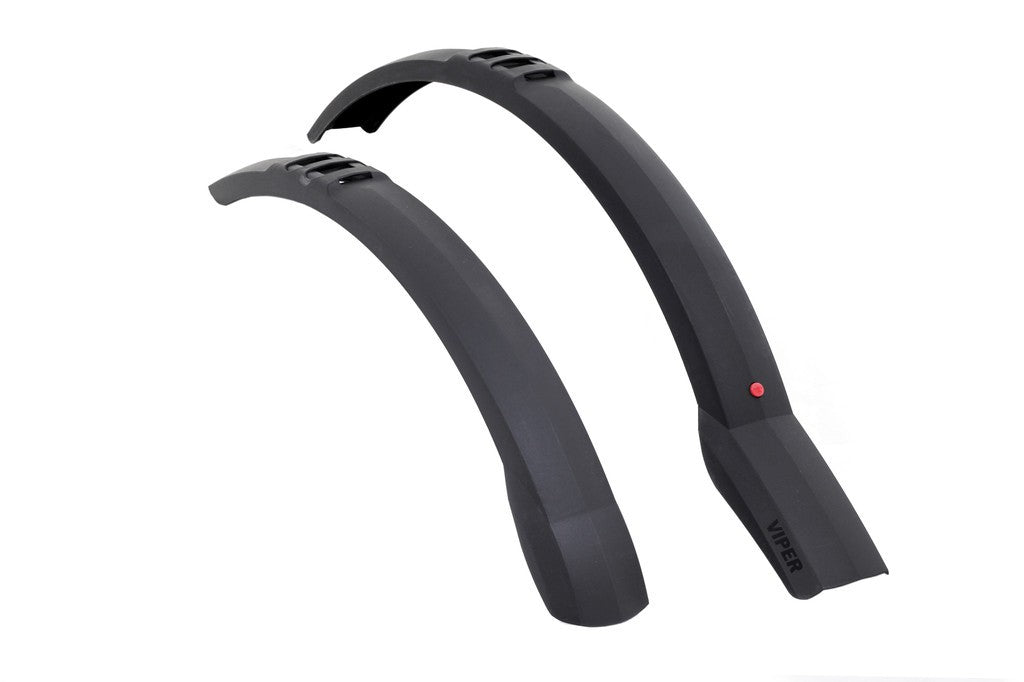 Hebie MTB Viper Schutzblechset 26-29" Schwarz, ca. 60 mm mit Schutzblech 0751