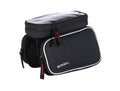 Basil SportDesign Rahmentasche, goldfarbenes Rohr, schwarz, 20 x 17 x 9 cm, 1,5 l, wasserdicht
