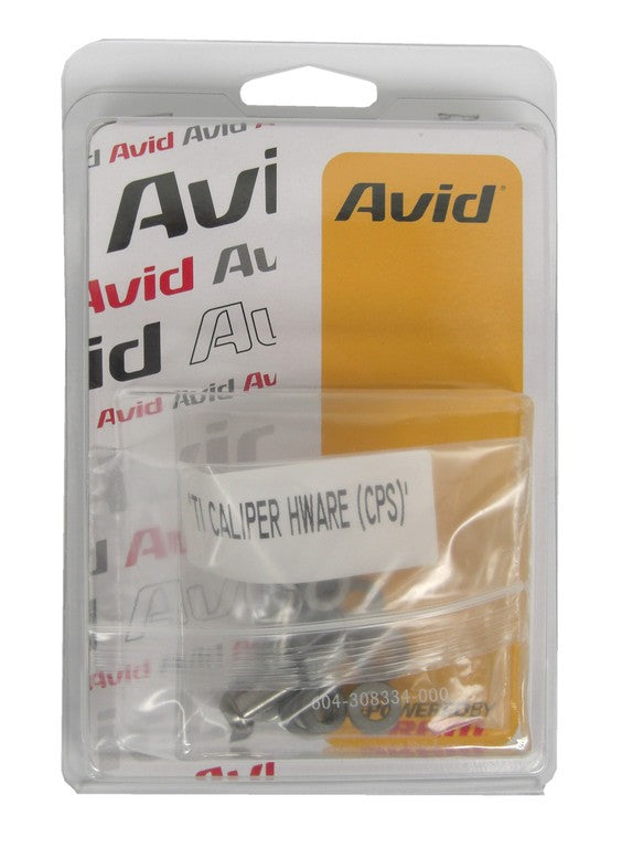 Avid T25 Titan-Scheibenbremsschraubensatz mit CPS-Unterlegscheiben