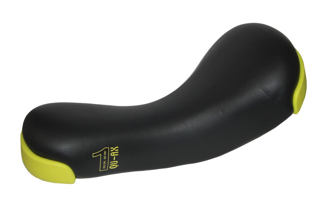 Sella monociclo QU-AX Standard nr/gial, unisex, 320x90/70/140mm,ca.540g