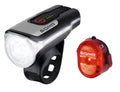 Set di luci LED a batteria SIGMA Aura 80 USB/Nugget II
