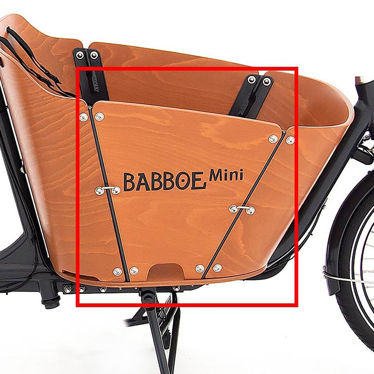 Pannello laterale Babboe Mini, legno, destra