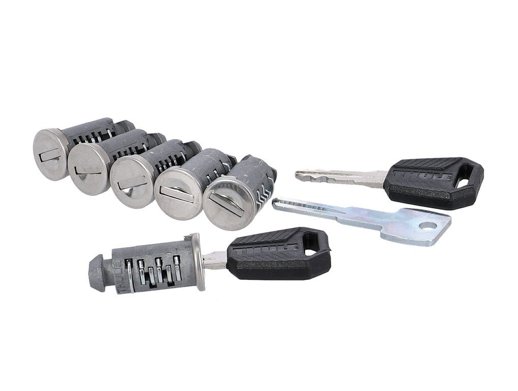 Cilindro de cerradura Thule con cierre uniforme, 6 piezas, sistema de una sola llave