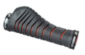 Manopole T-One Aero 130mm, doppia, nero/rosso