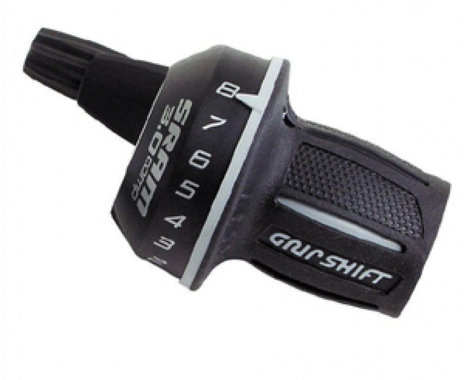Mando de cambio giratorio SRAM 3.0 Comp 1:1, derecho, 8 velocidades, negro