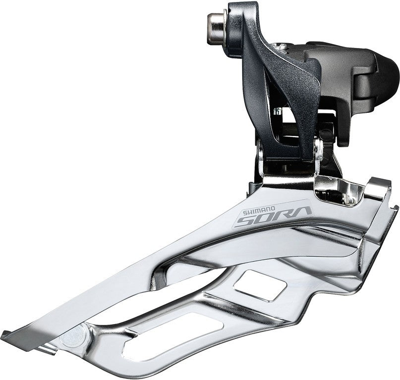 Shimano Sora FD-R3030 Down Pull Umwerfer, 34,9 mm, 63-66°, 3x9-fach.