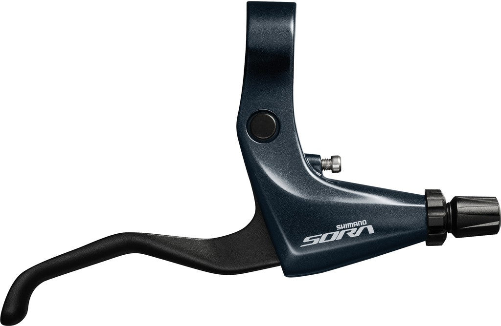 Maneta de freno derecha Shimano BL-R 3000, negra, para manillar plano, sin cable