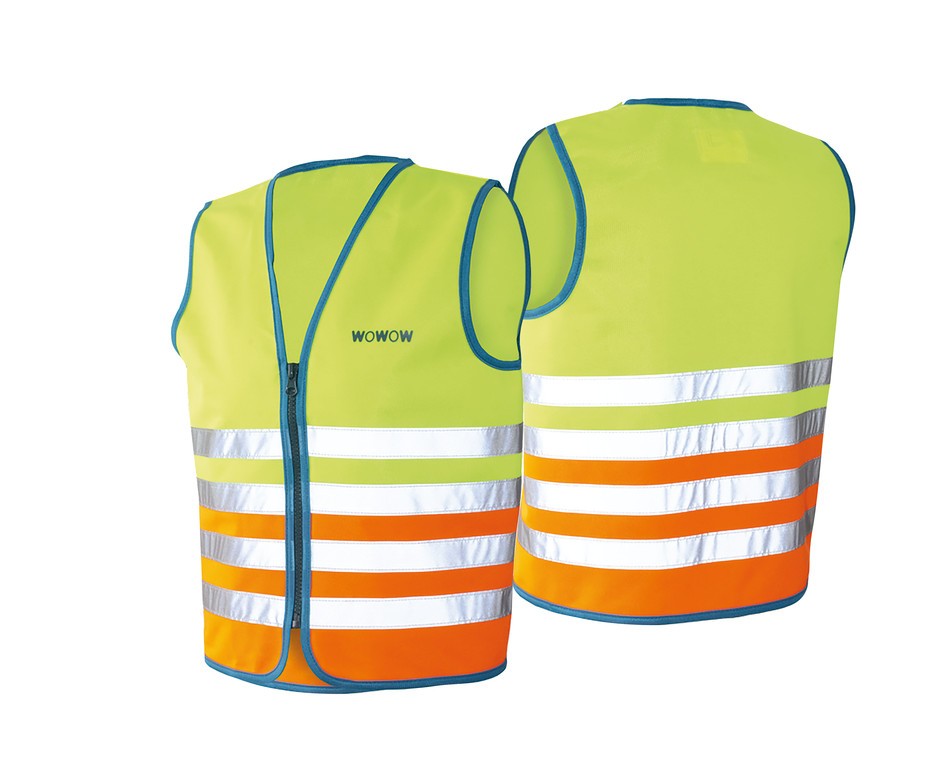 Chaleco de seguridad verde wasabi Wowow, talla S, para niños