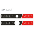 Set decor. DT Swiss ARC 1100 DI 29x20 DB nero/rosso, vinile