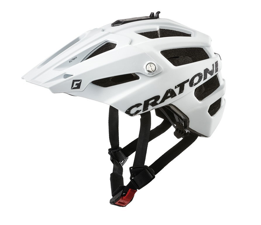 Casco bici Cratoni AllTrack (MTB) t. M/L (58-61cm) bianco gommato