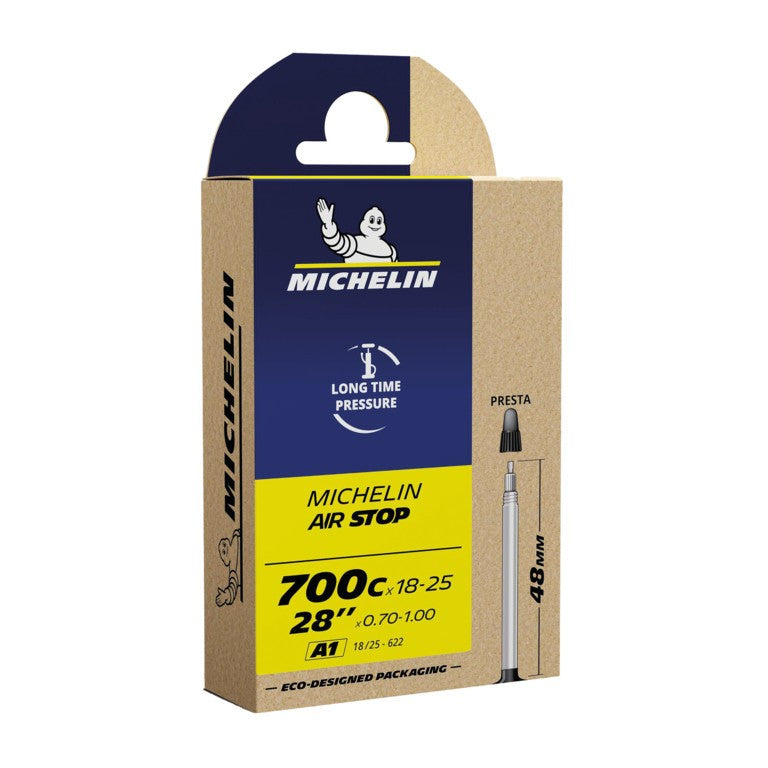 Camera d'aria Michelin A1 Airstop 28x0.70-1.0 700C 18/25-622 VP 48 mm