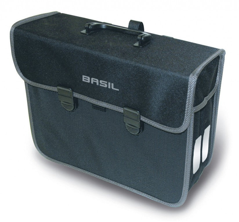 Borsa singola Basil Malaga nero, 34,5x15x29cm, 13 l