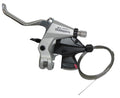 C+F Shimano Altus ST-M310 2-Finger-3-Gang-Bremshebel, links, V-Brake, 1800 mm, silber