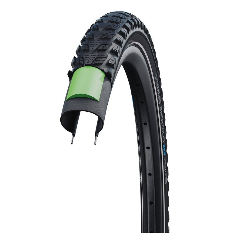 SCHWALBE MARATHON 365 Perf 26x2.15 (55 - 559) black reflex E-50 ADDIX 4Season