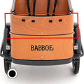 Pannello lato anteriore Babboe Curve, nero, superiore