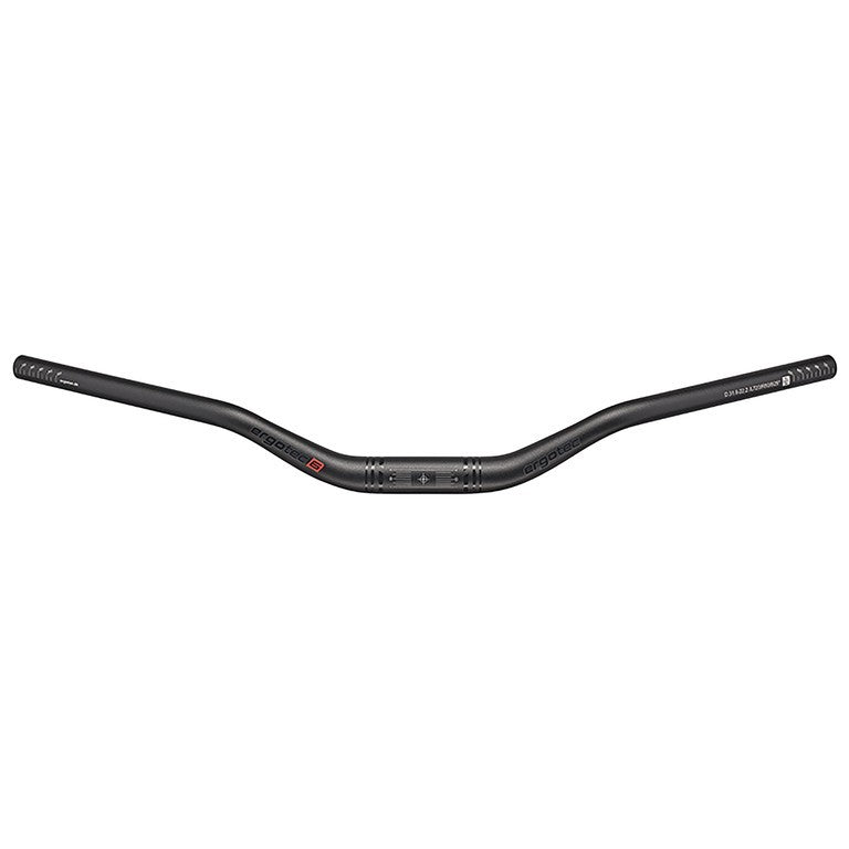 Manillar Ergotec RiserBar50 Comfort/31.8 Ø 31,8 mm, 720 mm, 25°, aluminio, negro