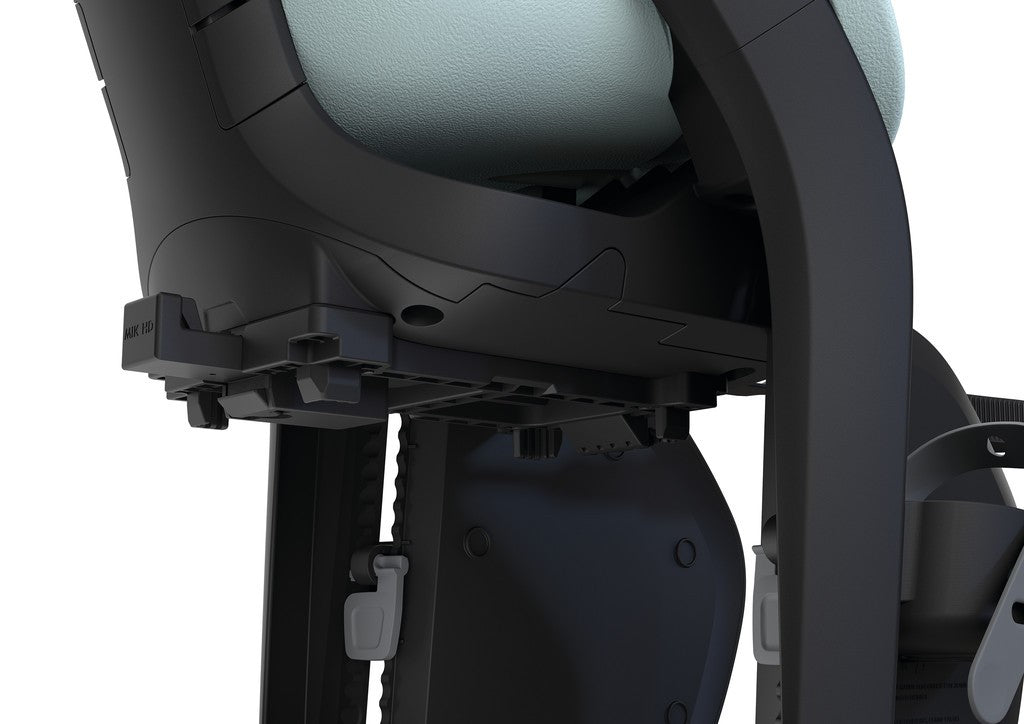 Seggiolino Thule Yepp 2 MIK HD blu alaska, montaggio portapacchi