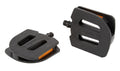 Pedale in plastica Ergotec EP-S nero, 9/16", con riflettori