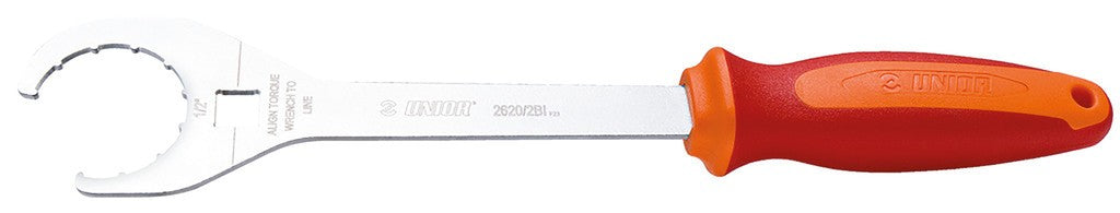 Llave de pedalier Unior para BSA30 roja, 2620/2BI-US