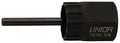 Estrattore corona Unior con guida per cassetta pign. Shimano, 1670.7/4