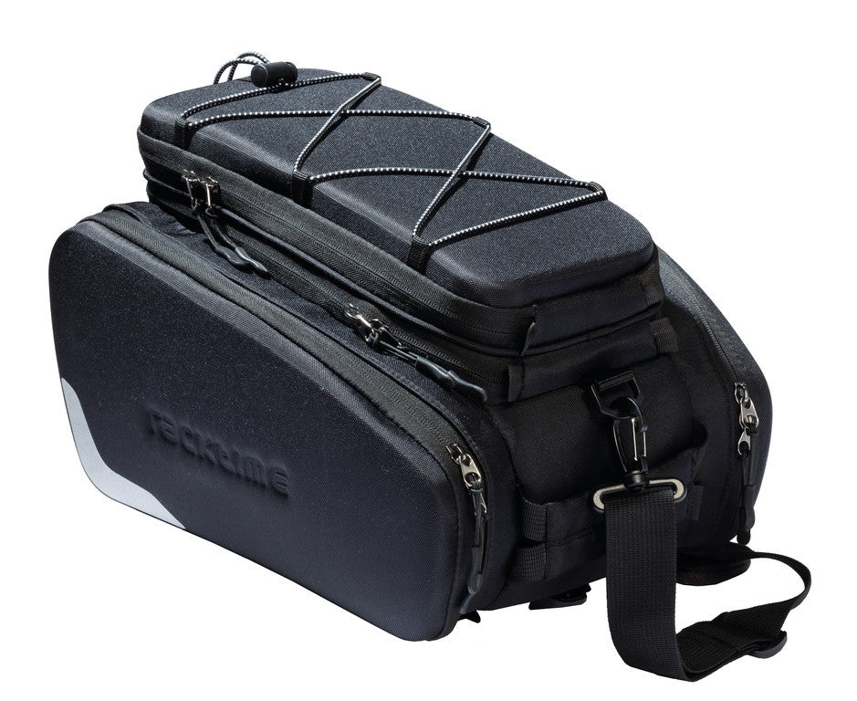 Racktime System Fahrradtasche Odin nero, 37x24/30x24cm, 8-11l, 1060g