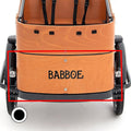 Pannello lato anteriore Babboe Curve, nero, inferiore
