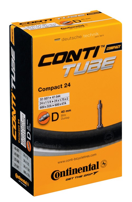 Conti Compact 24 Innenschlauch 24x1 1/4-1,75" x 2 32/47-507/544 DV 40mm