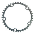 Plato Campagnolo Record 135mm, 39d, todo, plata, 5 brazos, int., 2x10velocidades.