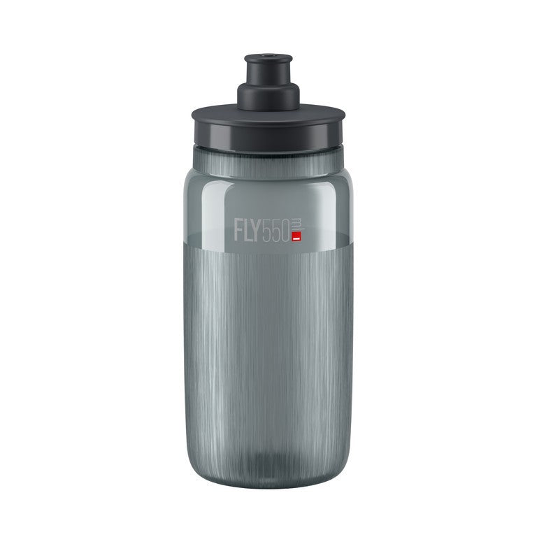 Borraccia Elite Fly Tex 550ml, grigio fumo trasparente