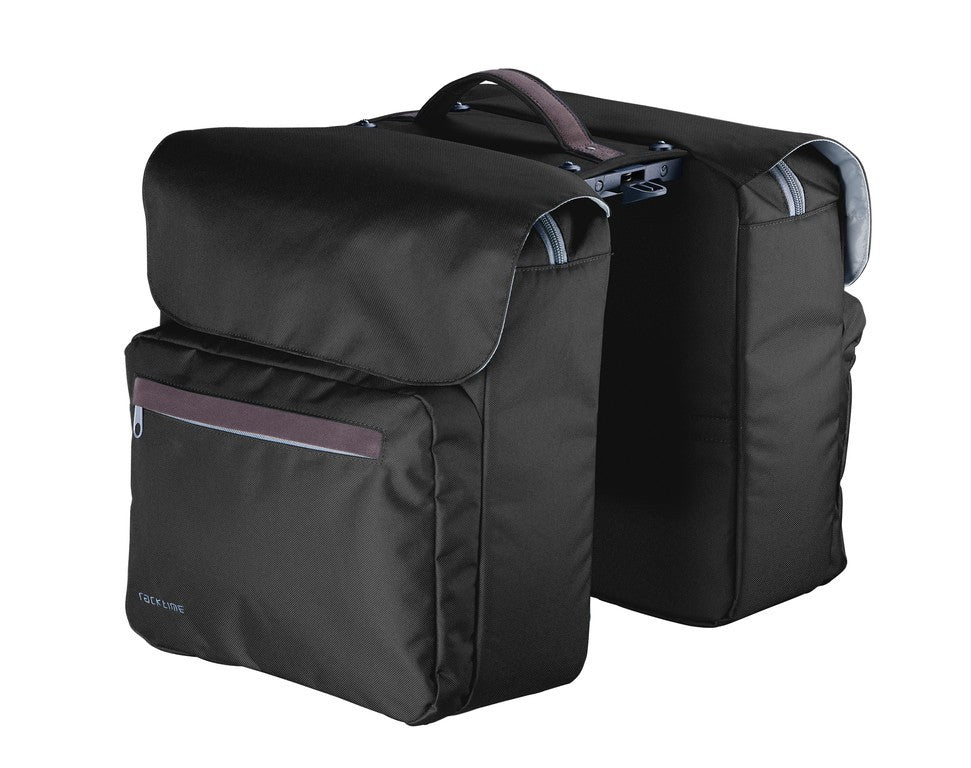 Racktime System Doppeltasche Ture 2.0 black,31x36x13cm(2x),14.5l(2x),890g