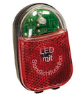 Luz trasera LED con dinamo BÜCHEL Beetle, montaje en guardabarros